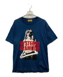 Hysteric Glamour（ヒステリックグラマー）の古着「LIGHT MY FIRE オーバーサイズTシャツ」｜ネイビー