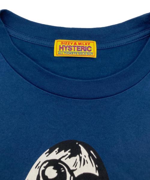 Hysteric Glamour（ヒステリックグラマー）Hysteric Glamour (ヒステリックグラマー) LIGHT MY FIRE オーバーサイズTシャツ ネイビー サイズ:SIZE Freeの古着・服飾アイテム