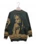 Hysteric Glamour (ヒステリックグラマー) MOTOR CITY BABYワッペンジャカード カーディガン グリーン サイズ:SIZE Free：15000円