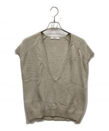 ebure（エブール）の古着「コットンテープカノコニット」｜グレー