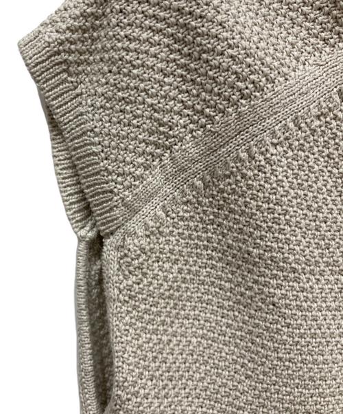 ebure（エブール）EBURE (エブール) コットンテープカノコニット グレー サイズ:-の古着・服飾アイテム