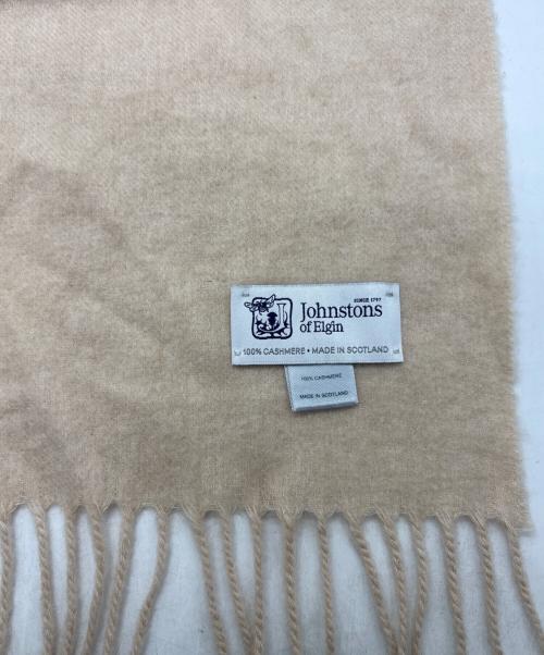 JOHNSTONS OF ELGIN（ジョンストンズオブエルガン）JOHNSTONS OF ELGIN (ジョンストンズオブエルガン) カシミヤ大判ストール ベージュ サイズ:-の古着・服飾アイテム