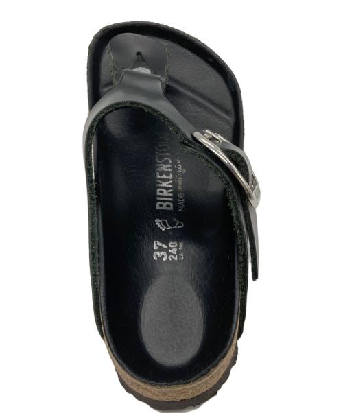 BIRKENSTOCK（ビルケンシュトック）BIRKENSTOCK (ビルケンシュトック) GIZEH BIG BUCKELE ブラック サイズ:SIZE 37の古着・服飾アイテム