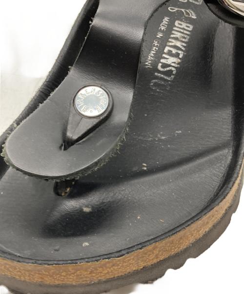 BIRKENSTOCK（ビルケンシュトック）BIRKENSTOCK (ビルケンシュトック) GIZEH BIG BUCKELE ブラック サイズ:SIZE 37の古着・服飾アイテム