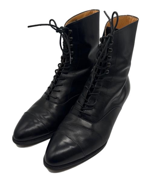 RALPH LAUREN（ラルフローレン）RALPH LAUREN (ラルフローレン) レースアップブーツ ブラック サイズ:SIZE 23.5cmの古着・服飾アイテム