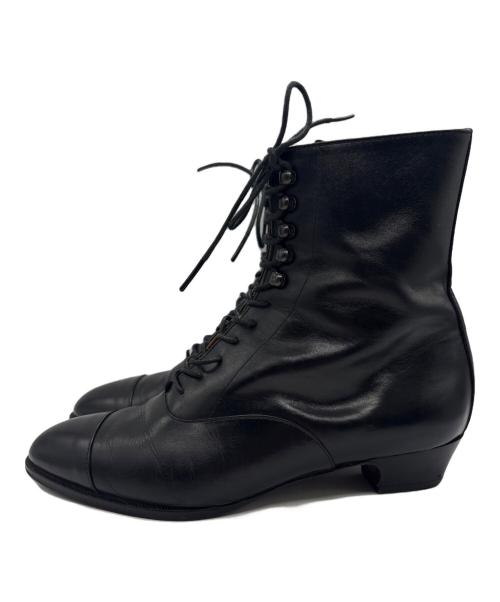 RALPH LAUREN（ラルフローレン）RALPH LAUREN (ラルフローレン) レースアップブーツ ブラック サイズ:SIZE 23.5cmの古着・服飾アイテム
