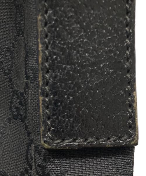 GUCCI（グッチ）GUCCI (グッチ) ショルダーバッグ　	GG　	キャンバス ブラックの古着・服飾アイテム