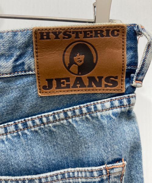 Hysteric Glamour（ヒステリックグラマー）Hysteric Glamour (ヒステリックグラマー) TAKE A HYS刺繍フレアデニムパンツ インディゴ サイズ:SIZE 71cm (W28)の古着・服飾アイテム