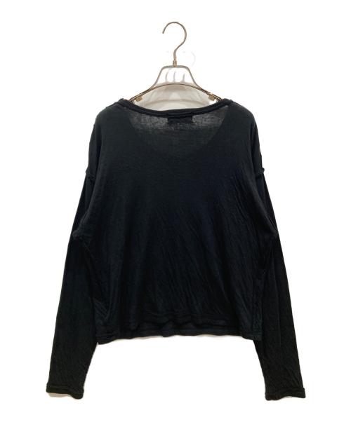 Hysteric Glamour（ヒステリックグラマー）Hysteric Glamour (ヒステリックグラマー) SKULL HEADパッチ ショートTシャツ ブラック サイズ:SIZE Freeの古着・服飾アイテム