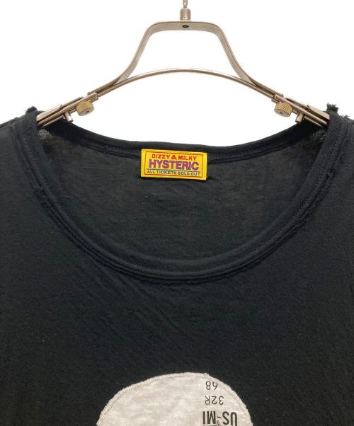 Hysteric Glamour（ヒステリックグラマー）Hysteric Glamour (ヒステリックグラマー) SKULL HEADパッチ ショートTシャツ ブラック サイズ:SIZE Freeの古着・服飾アイテム