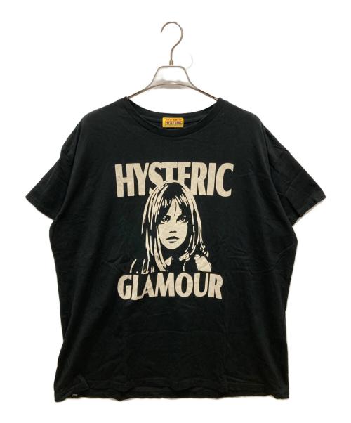 Hysteric Glamour（ヒステリックグラマー）Hysteric Glamour (ヒステリックグラマー) HYSTERIC WOMAN オーバーサイズTシャツ ブラック サイズ:FREEの古着・服飾アイテム
