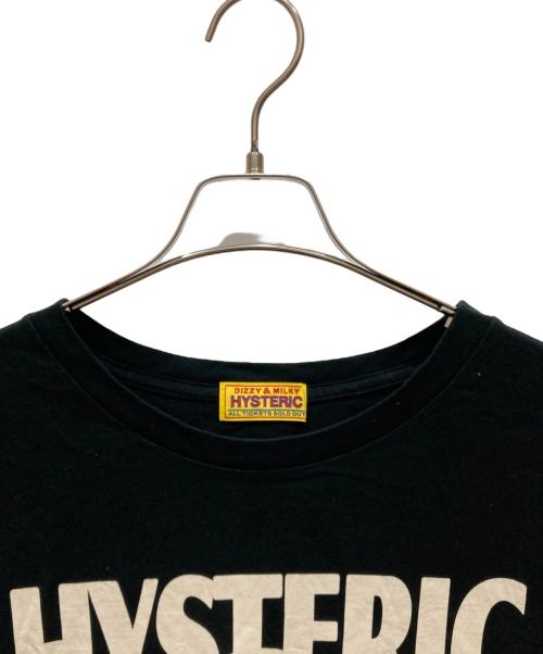 Hysteric Glamour（ヒステリックグラマー）Hysteric Glamour (ヒステリックグラマー) HYSTERIC WOMAN オーバーサイズTシャツ ブラック サイズ:FREEの古着・服飾アイテム