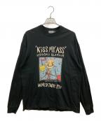 Hysteric Glamourヒステリックグラマー）の古着「KISS MY ASS Tシャツ」｜ブラック