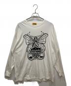 Hysteric Glamourヒステリックグラマー）の古着「LEVITATED GIRL オーバーサイズTシャツ」｜ホワイト