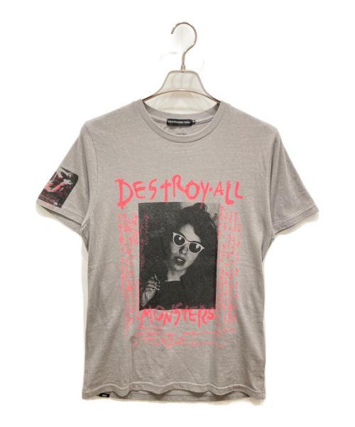 Hysteric Glamour（ヒステリックグラマー）Hysteric Glamour (ヒステリックグラマー) DESTROY ALL MONSTERS/DIARY 2 Tシャツ グレー サイズ:Ⅿの古着・服飾アイテム