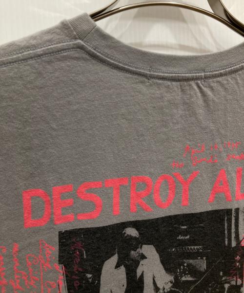 Hysteric Glamour（ヒステリックグラマー）Hysteric Glamour (ヒステリックグラマー) DESTROY ALL MONSTERS/DIARY 2 Tシャツ グレー サイズ:Ⅿの古着・服飾アイテム