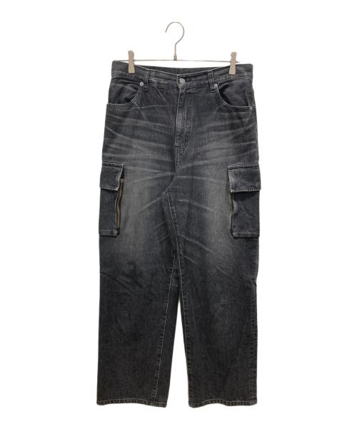 Hysteric Glamour（ヒステリックグラマー）Hysteric Glamour (ヒステリックグラマー) デニムカーゴパンツ ブラック サイズ:Sの古着・服飾アイテム