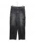 Hysteric Glamour（ヒステリックグラマー）の古着「デニムカーゴパンツ」｜ブラック
