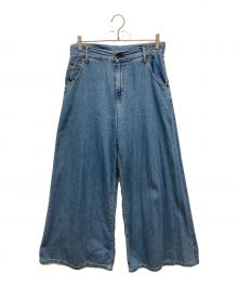Hysteric Glamour（ヒステリックグラマー）の古着「スーパーワイドデニムパンツ」｜インディゴ