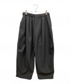 mizuiro-indミズイロインド）の古着「cocoon gather PT パンツ」｜グレー