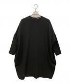 mizuiro-indミズイロインド）の古着「ドルマンカットソーワンピース」｜ブラック