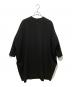 mizuiro-ind (ミズイロインド) ドルマンカットソーワンピース ブラック サイズ:FREE：6000円
