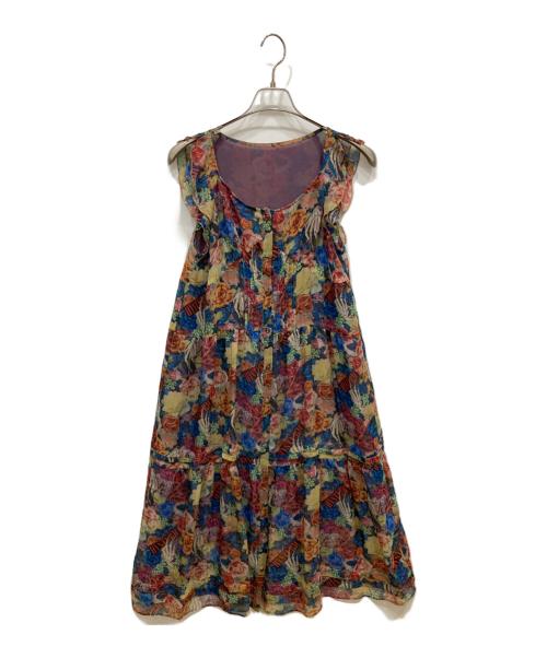 Hysteric Glamour（ヒステリックグラマー）Hysteric Glamour (ヒステリックグラマー) MYSTERY FLOWER柄 ティアードワンピース マルチカラー サイズ:FREEの古着・服飾アイテム