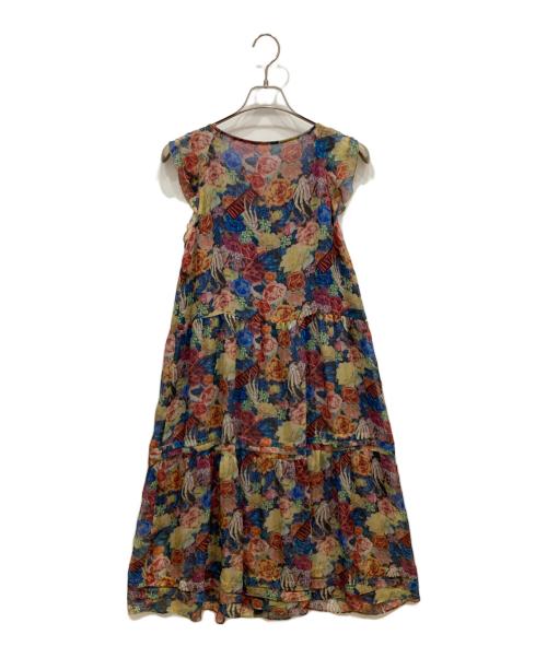Hysteric Glamour（ヒステリックグラマー）Hysteric Glamour (ヒステリックグラマー) MYSTERY FLOWER柄 ティアードワンピース マルチカラー サイズ:FREEの古着・服飾アイテム