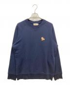 maison kitsuneメゾンキツネ）の古着「CHILLAX FOXスウェット」｜ネイビー