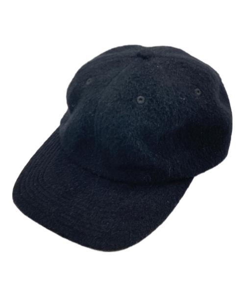 kijima takayuki（キジマタカユキ）KIJIMA TAKAYUKI (キジマタカユキ) アンゴラブレンドウールキャップ ブラック サイズ:FREEの古着・服飾アイテム