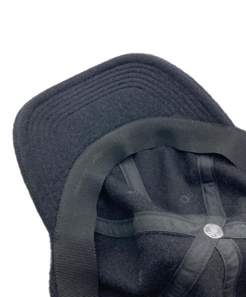 kijima takayuki（キジマタカユキ）KIJIMA TAKAYUKI (キジマタカユキ) アンゴラブレンドウールキャップ ブラック サイズ:FREEの古着・服飾アイテム