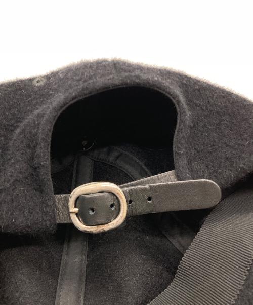 kijima takayuki（キジマタカユキ）KIJIMA TAKAYUKI (キジマタカユキ) アンゴラブレンドウールキャップ ブラック サイズ:FREEの古着・服飾アイテム