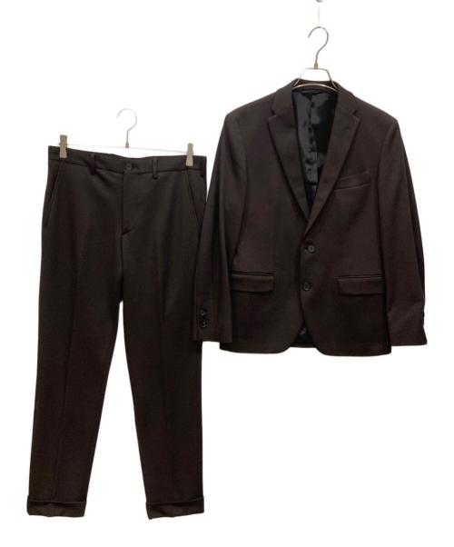 JOSEPH HOMME（ジョゼフ オム）JOSEPH HOMME (ジョゼフ オム) ウーステッドモックロディ セットアップスーツ ブラウン サイズ:46の古着・服飾アイテム