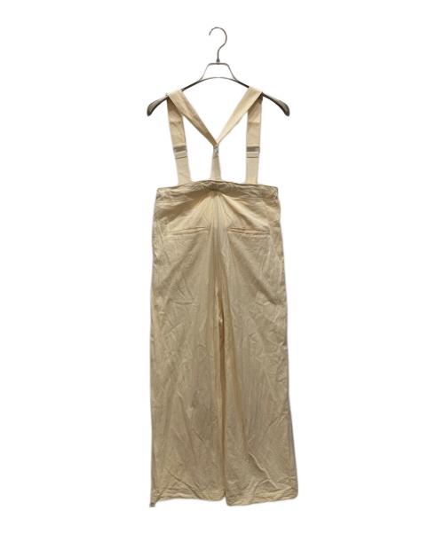 Sea Room lynn（シールームリン）Sea Room lynn (シールームリン) クレープコットンワークサロペット ベージュ サイズ:Mの古着・服飾アイテム