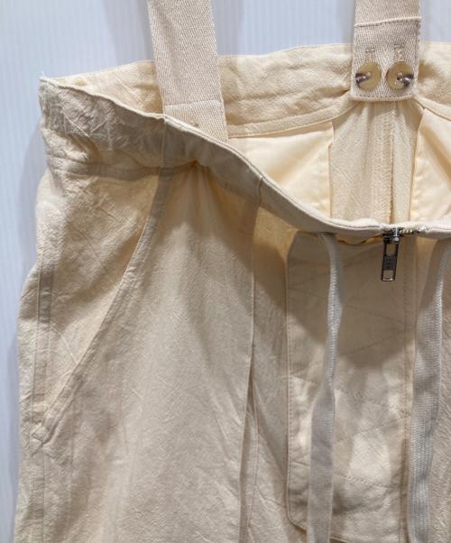 Sea Room lynn（シールームリン）Sea Room lynn (シールームリン) クレープコットンワークサロペット ベージュ サイズ:Mの古着・服飾アイテム