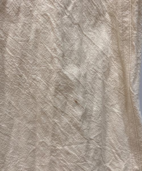 Sea Room lynn（シールームリン）Sea Room lynn (シールームリン) クレープコットンワークサロペット ベージュ サイズ:Mの古着・服飾アイテム