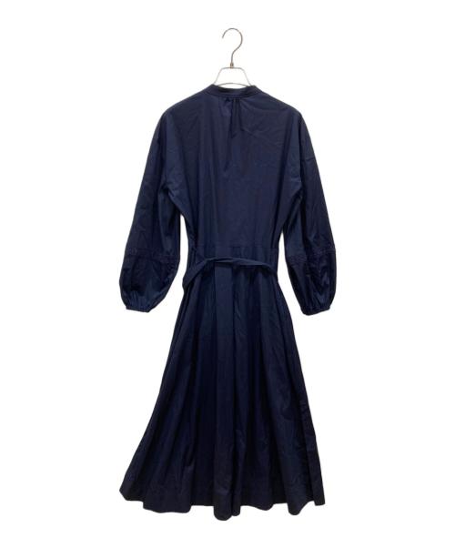 LAUREN RALPH LAUREN（ローレンラルフローレン）LAUREN RALPH LAUREN (ローレンラルフローレン) レースシャツワンピース ネイビー サイズ:2の古着・服飾アイテム