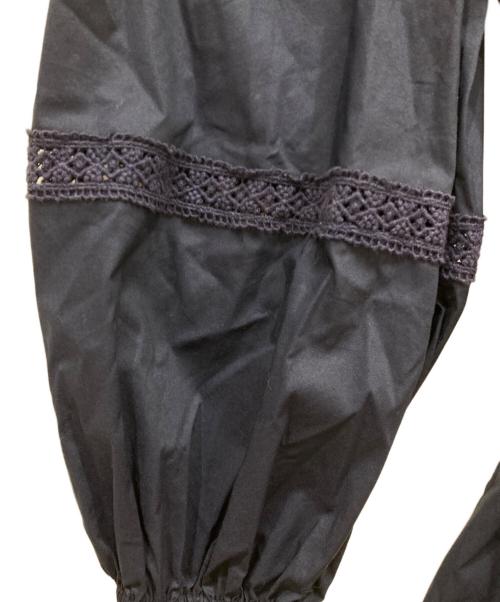 LAUREN RALPH LAUREN（ローレンラルフローレン）LAUREN RALPH LAUREN (ローレンラルフローレン) レースシャツワンピース ネイビー サイズ:2の古着・服飾アイテム