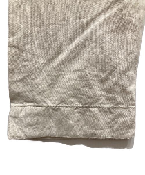 RRL（ダブルアールエル）RRL (ダブルアールエル) リペア加工リネン混パンツ アイボリー サイズ:SIZE 66cm (W26)の古着・服飾アイテム