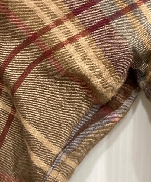 POLO RALPH LAUREN（ポロ・ラルフローレン）POLO RALPH LAUREN (ポロ・ラルフローレン) チェックワンピース ベージュ サイズ:2の古着・服飾アイテム