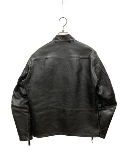 AVIREX（アヴィレックス）AVIREX (アヴィレックス) シングルレザージャケット ブラック サイズ:40の古着・服飾アイテム