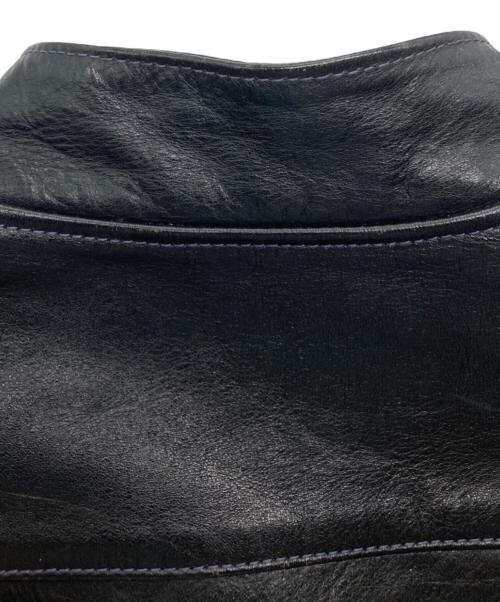 AVIREX（アヴィレックス）AVIREX (アヴィレックス) シングルレザージャケット ブラック サイズ:40の古着・服飾アイテム