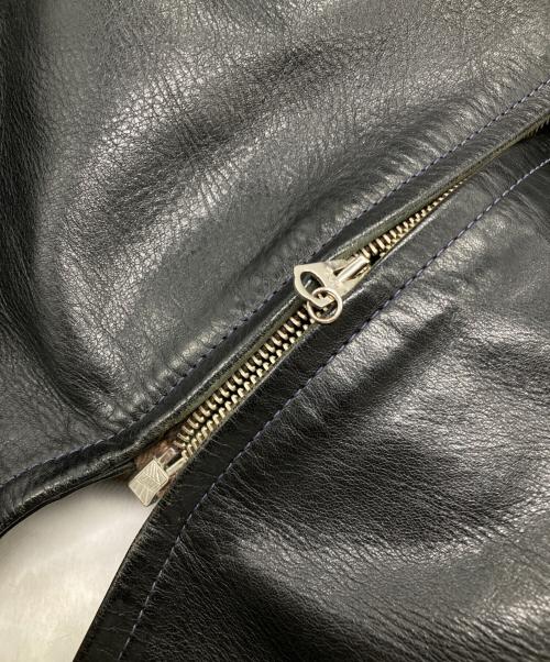 AVIREX（アヴィレックス）AVIREX (アヴィレックス) シングルレザージャケット ブラック サイズ:40の古着・服飾アイテム