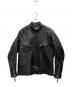 AVIREX（アヴィレックス）の古着「シングルレザージャケット」｜ブラック