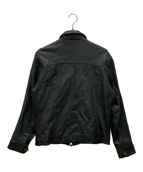 AVIREX（アヴィレックス）AVIREX (アヴィレックス) レザージャケット グリーン サイズ:XLの古着・服飾アイテム