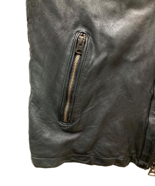 AVIREX（アヴィレックス）AVIREX (アヴィレックス) レザージャケット グリーン サイズ:XLの古着・服飾アイテム