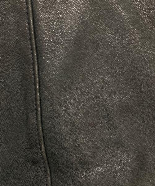 AVIREX（アヴィレックス）AVIREX (アヴィレックス) レザージャケット グリーン サイズ:XLの古着・服飾アイテム