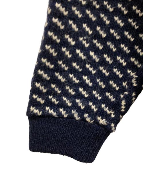 L.L.Bean（エルエルビーン）L.L.Bean (エルエルビーン) 80’ｓバーズアイニット ネイビー サイズ:SIZE Lの古着・服飾アイテム