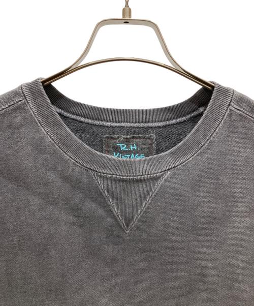 R.H.Vintage（ロンハーマン・ヴィンテージ）R.H.Vintage (ロンハーマン・ヴィンテージ) エイジングクルーネックスウェット グレー サイズ:SIZE Mの古着・服飾アイテム