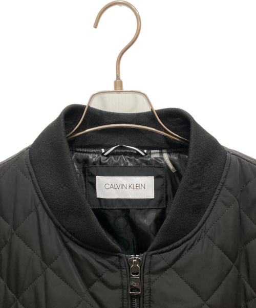 Calvin Klein（カルバンクライン）Calvin Klein (カルバンクライン) キルティングジャケット ブラック サイズ:XLの古着・服飾アイテム